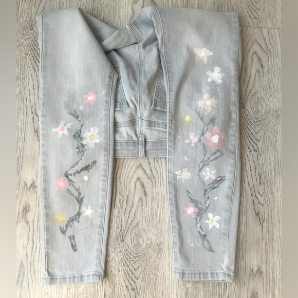 FDJ Olivia Straight Painted Ankle Pant - Picture 2 of 5